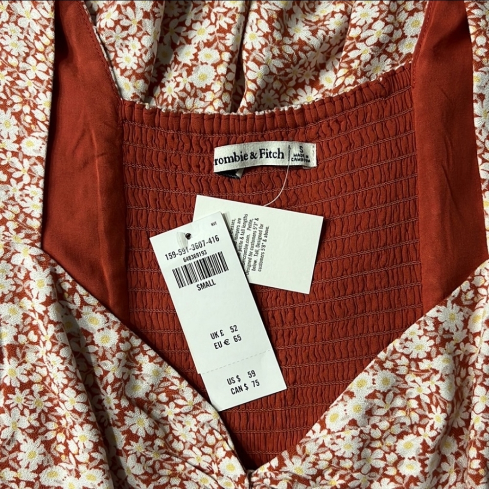 Nwt Abercrombie And Fitch Knot Front Dress - image 2